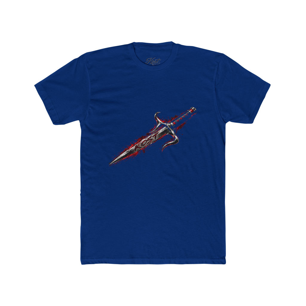 Vintage Sword Graphic Cotton T-Shirt