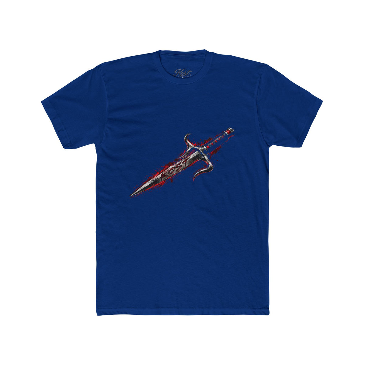 Vintage Sword Graphic Cotton T-Shirt