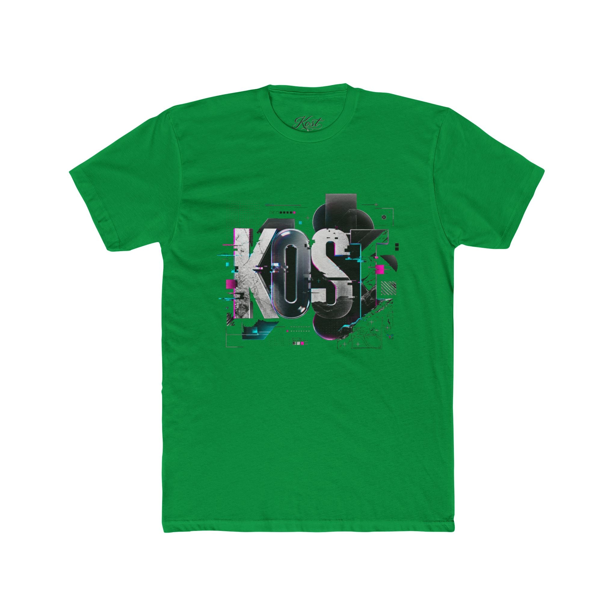 KOSÉ Graphic Tee — Glitch Typography Crew Shirt