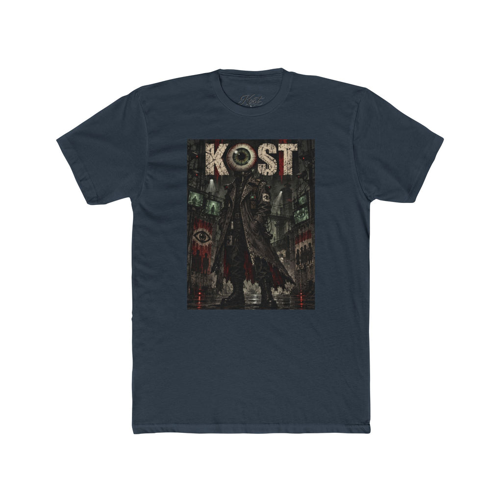 KOST Gothic Black Art Tee — Dark Vintage Band-Style Graphic T-Shirt