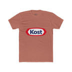 Kost Logo T-Shirt — Retro Red & Blue Graphic Crew Tee
