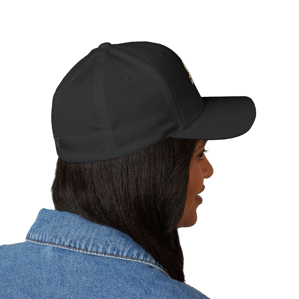 Embroidered 'Kost' Baroque Gold Logo Cap — Structured Closed-Back Hat