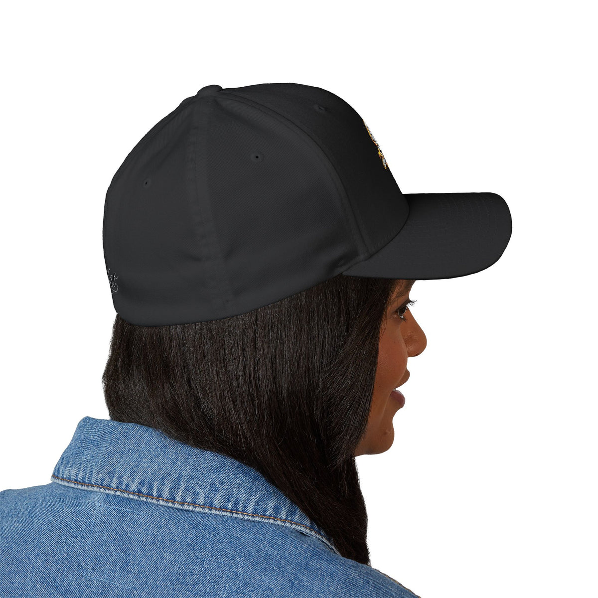 Embroidered 'Kost' Baroque Gold Logo Cap — Structured Closed-Back Hat