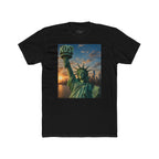 Statue of Liberty Sunset T‑Shirt — NYC Skyline Graphic Tee