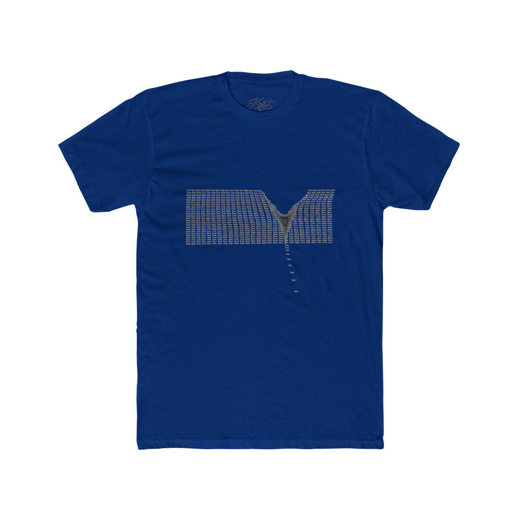 Minimalist V-Neck Optical Illusion T-Shirt