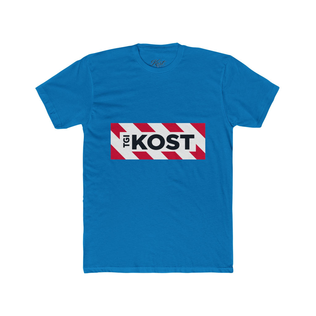 Crew Tee — Bold "The KOST" Stripe Logo Shirt