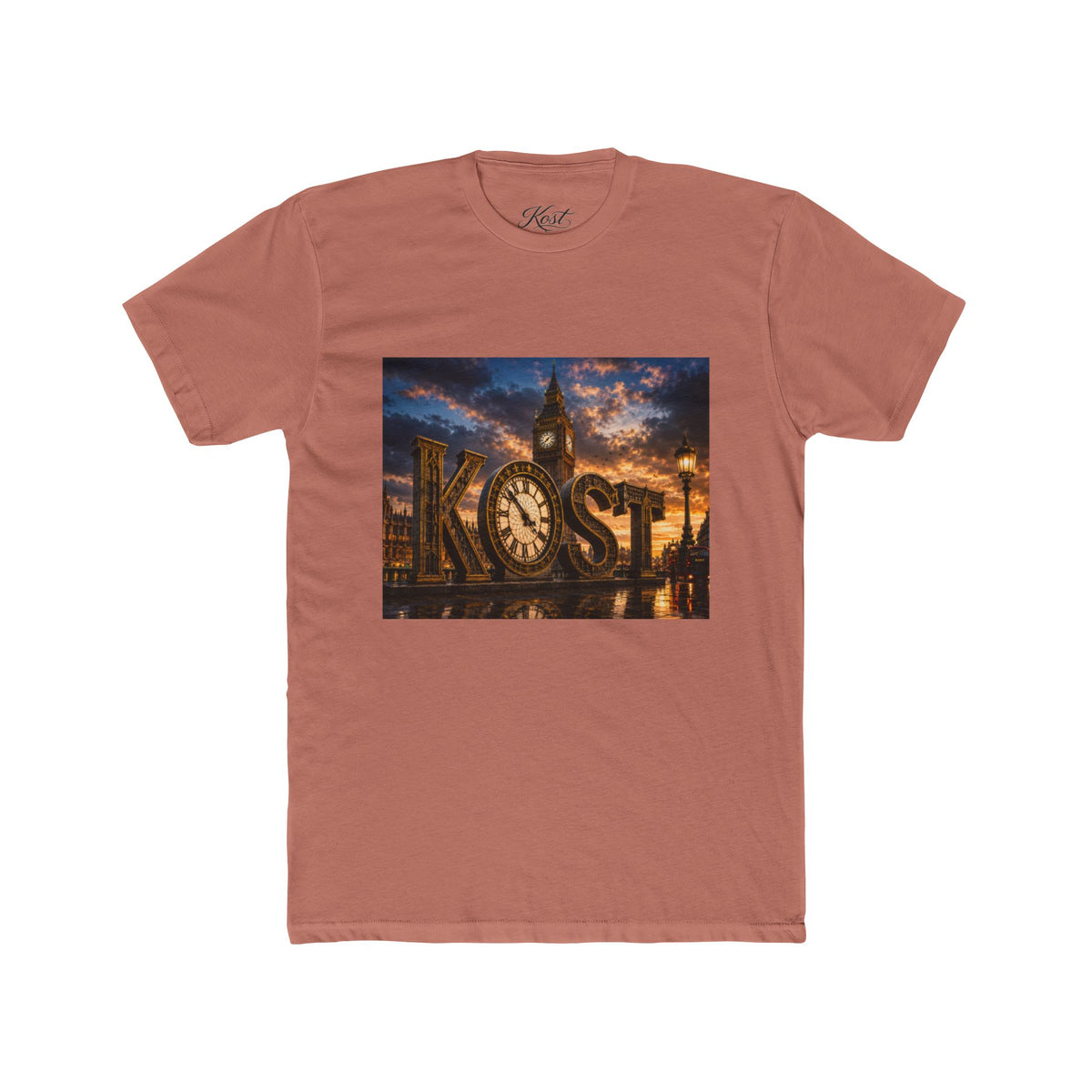 KOST London Clockscape T‑Shirt — Sunset Cityscape Graphic Tee