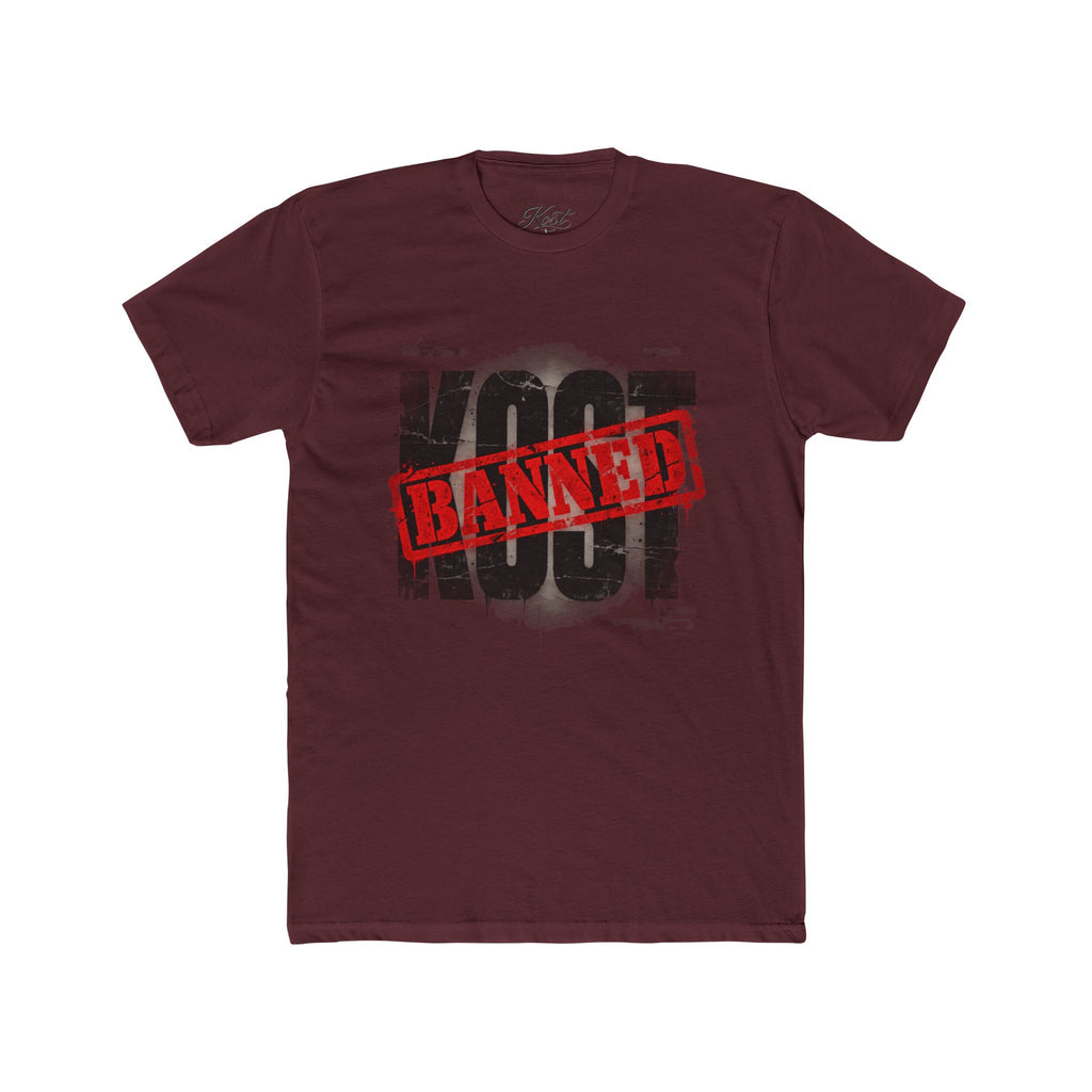KOOT Graphic Tee — "BANNED" Stamp Distressed Streetwear T-Shirt