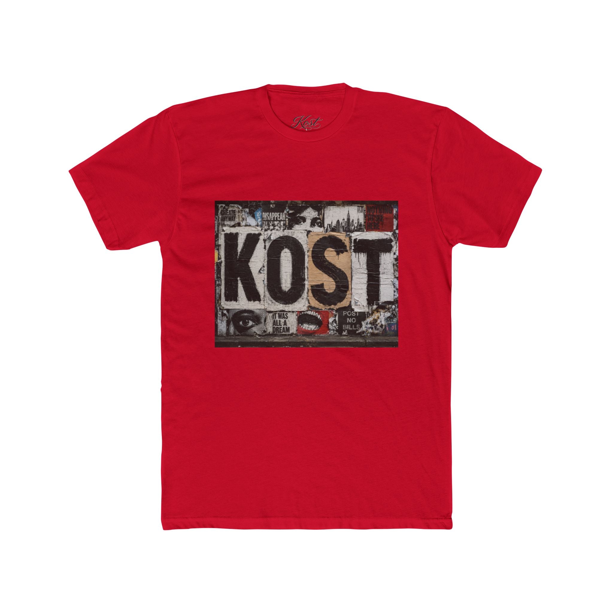 KOST Vintage Collage Tee — Retro Urban Graphic T‑Shirt