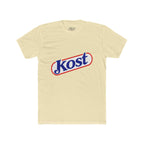 Kost Logo Tee — Retro Red & Blue Script T‑Shirt