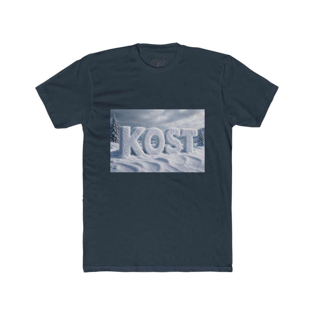 KOST Snow Ice Graphic Tee — Winter Landscape Cotton T-Shirt