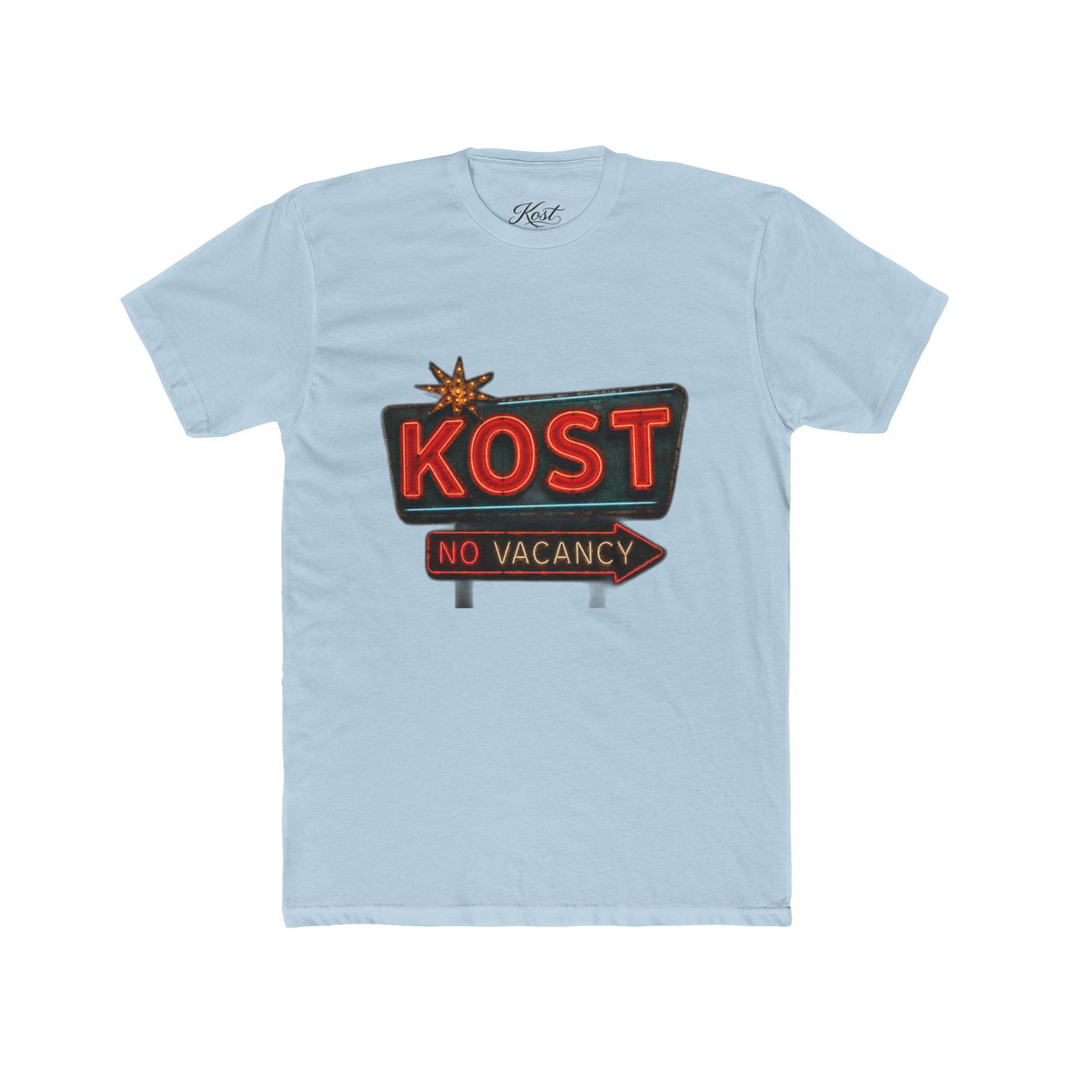 KOST No Vacancy Retro Motel Sign T-Shirt