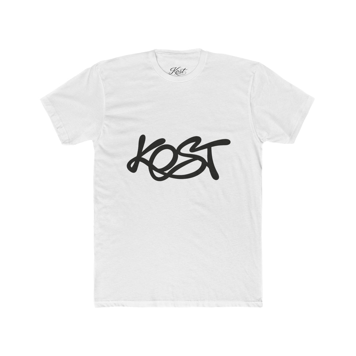 KOST Script Tee — Minimal Logo Graphic T-Shirt