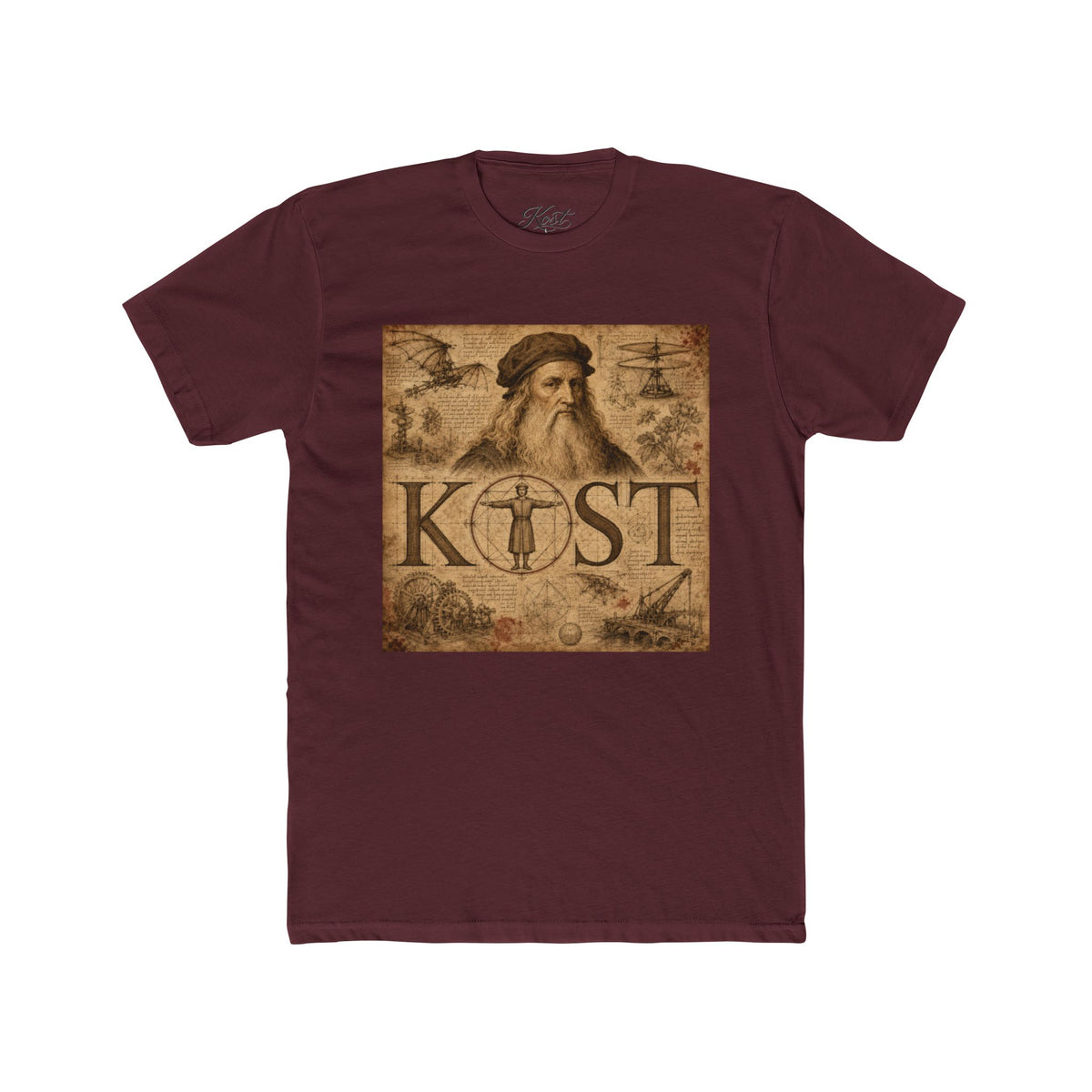 Leonardo Inspired 'KOST' Vintage Art Tee