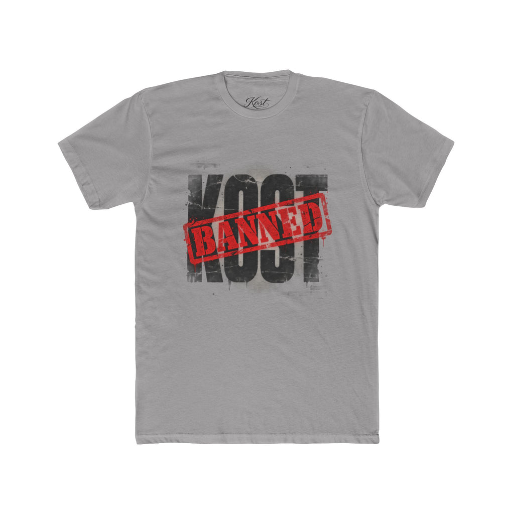 KOOT Graphic Tee — "BANNED" Stamp Distressed Streetwear T-Shirt