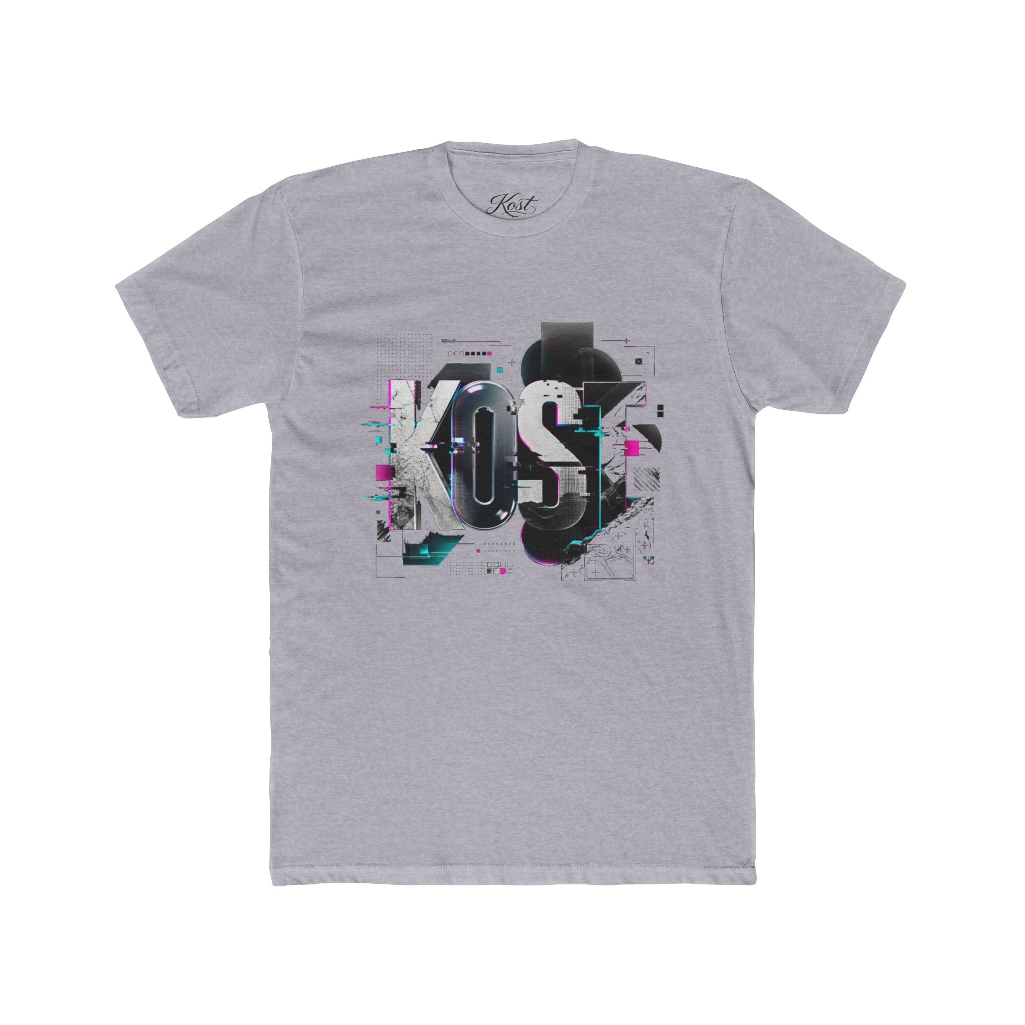 KOSÉ Graphic Tee — Glitch Typography Crew Shirt
