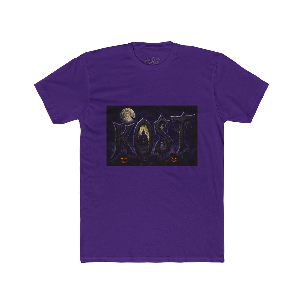 Halloween Forest Tee — Haunted Moonlight Pumpkin Horror Graphic T-Shirt