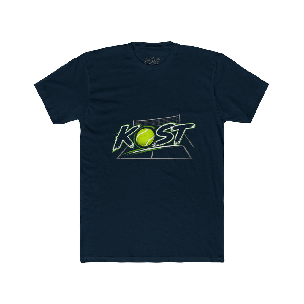 Tennis Tee — 'KOST' Graphic Cotton Crew Shirt