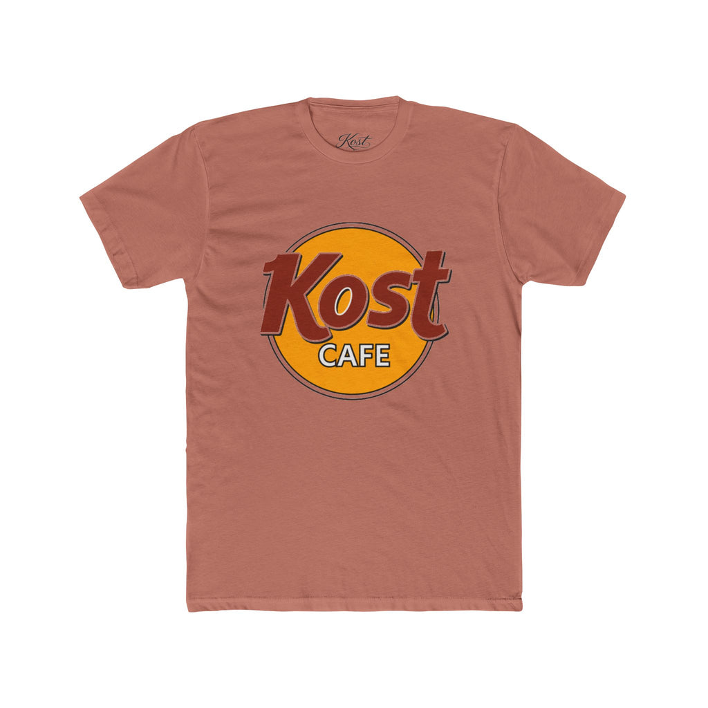 Kost Café Logo Tee — Vintage Retro Coffee Shop T-Shirt