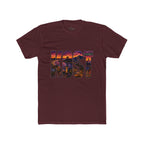 KOST Sunset Graphic Tee — Bold City Name Lettering T-Shirt