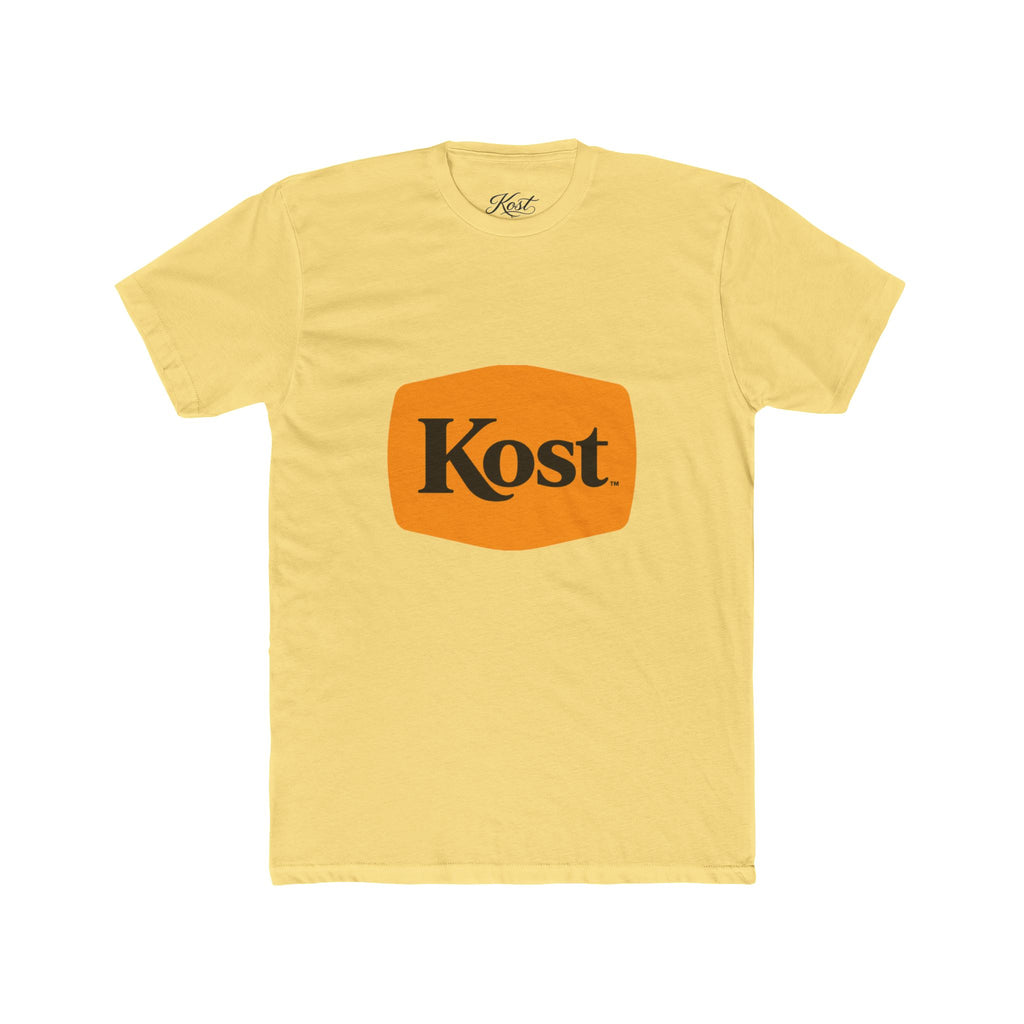 Kost Logo Tee — Retro Orange Graphic T-Shirt
