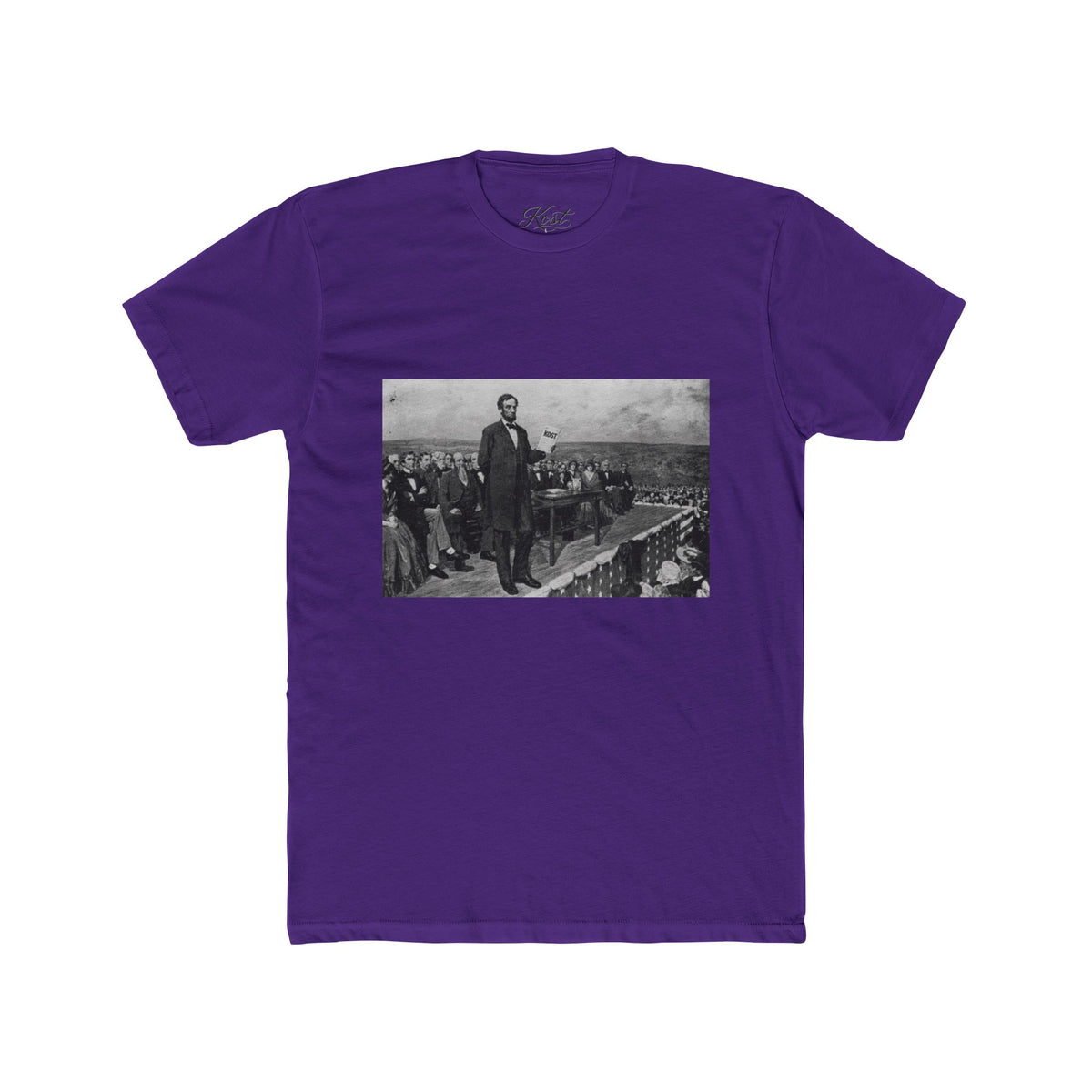 Abraham Lincoln Gettysburg Address Tee — Vintage Historical Photo T-Shirt