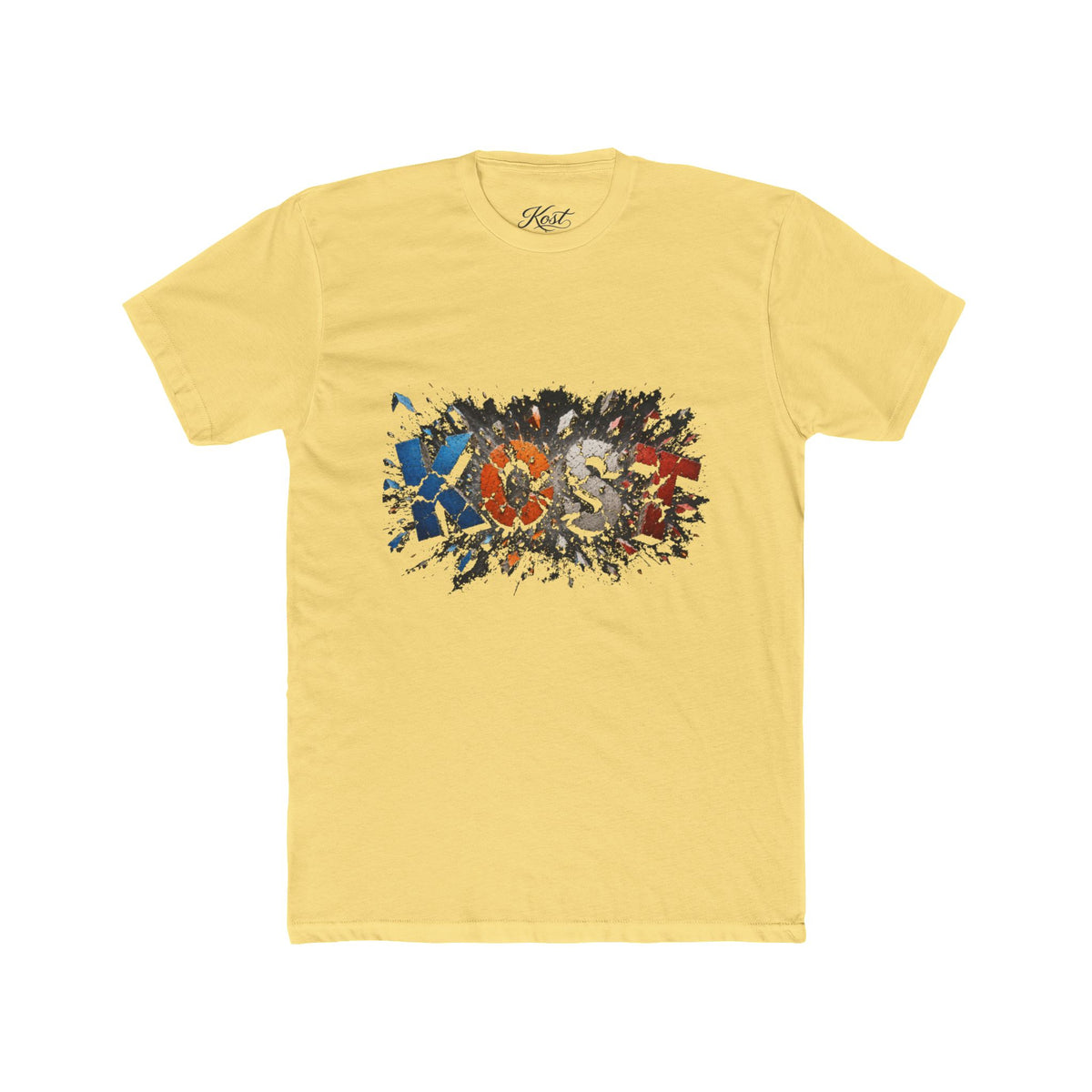 Abstract Color Splash Graphic T-Shirt