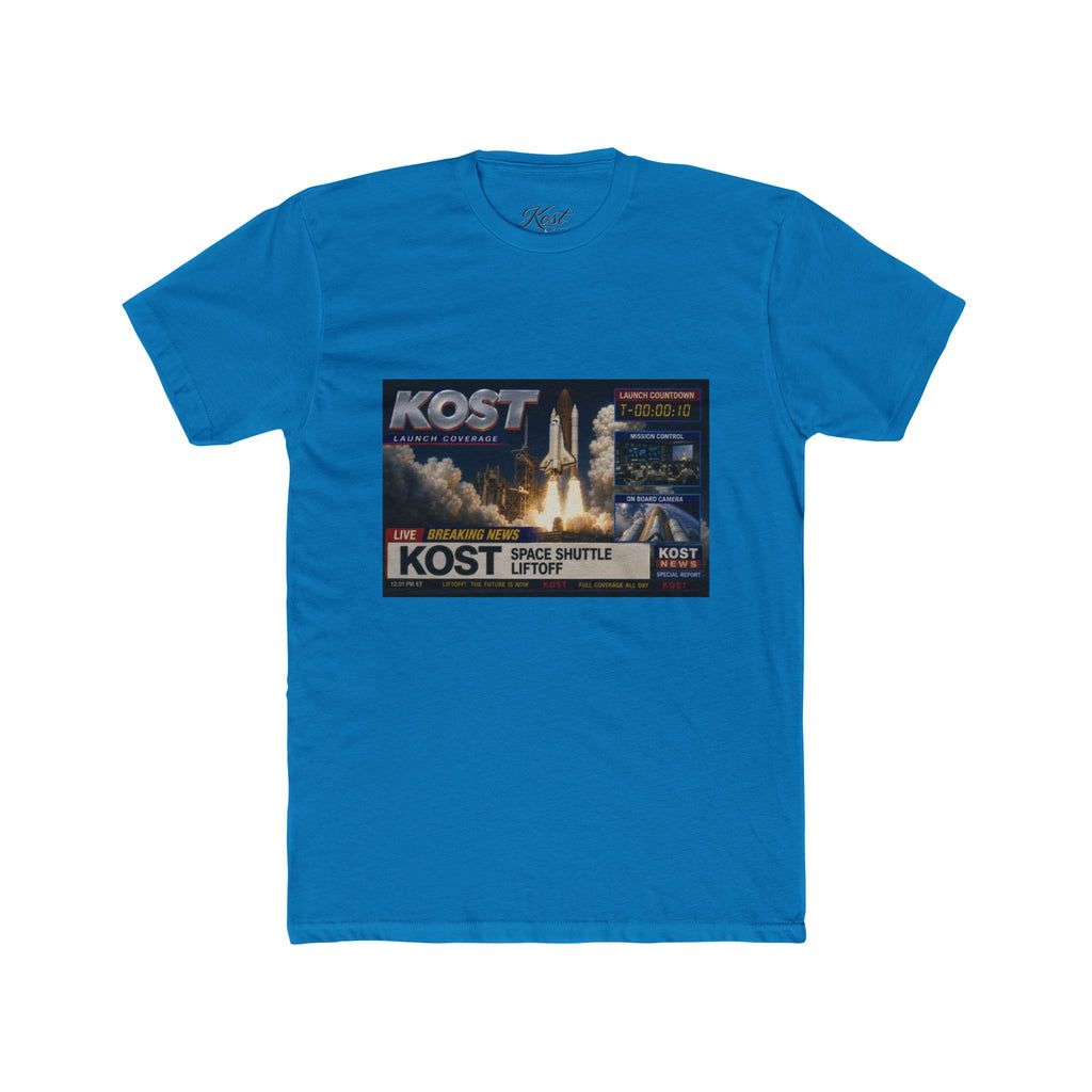 KOST Space Shuttle Launch Graphic Tee – Retro Rocket Sci‑Fi T-Shirt