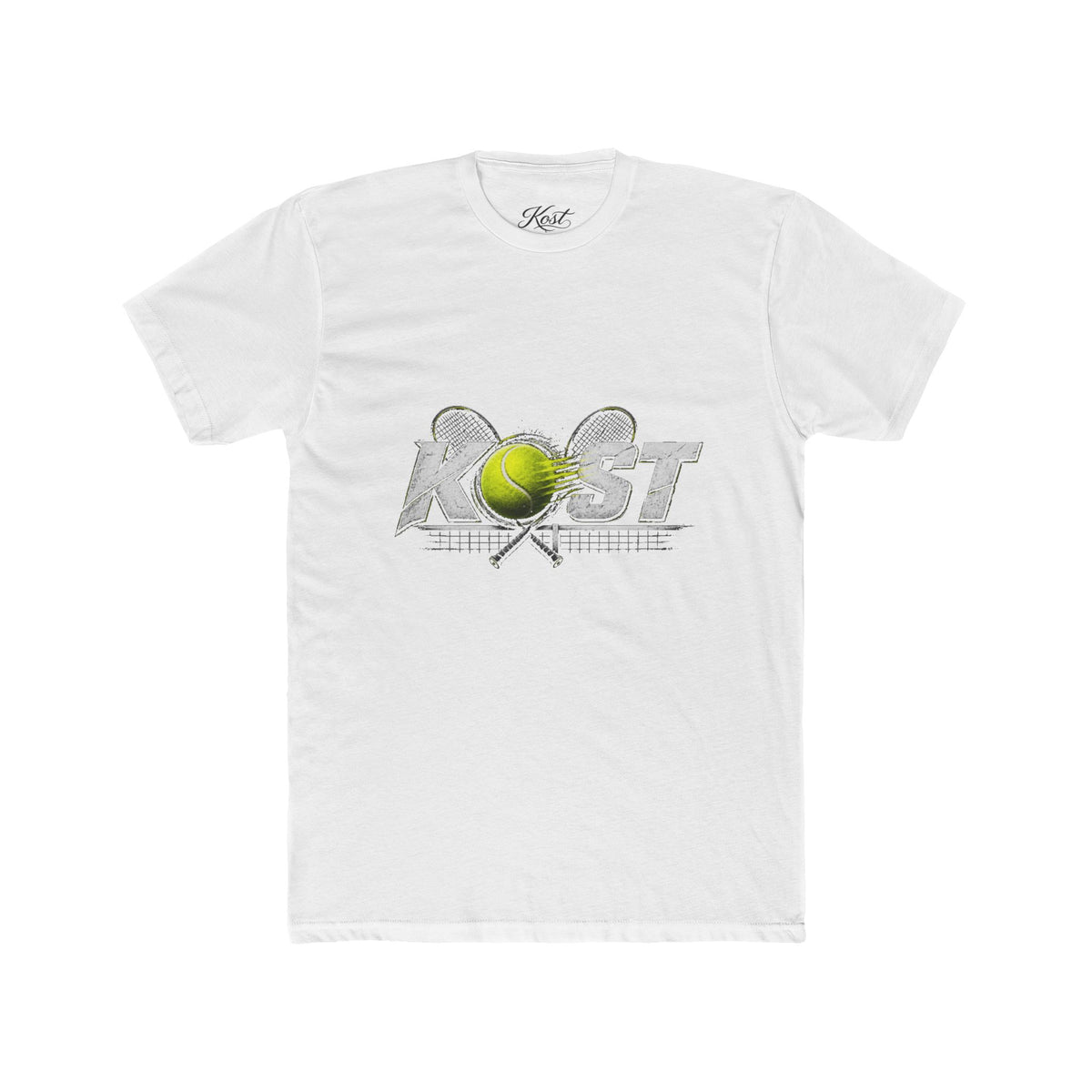 Tennis Boost Graphic Tee — Vintage Ball & Racket Sports Shirt