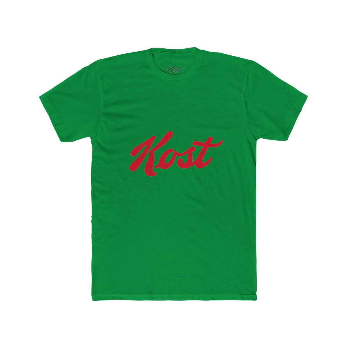 Kost Script Logo Tee — Minimal Retro Graphic T-Shirt