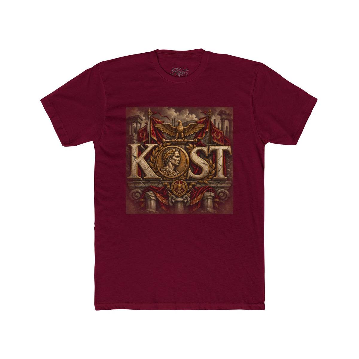 Kost Vintage Crest T‑Shirt — Retro Medieval Logo Tee