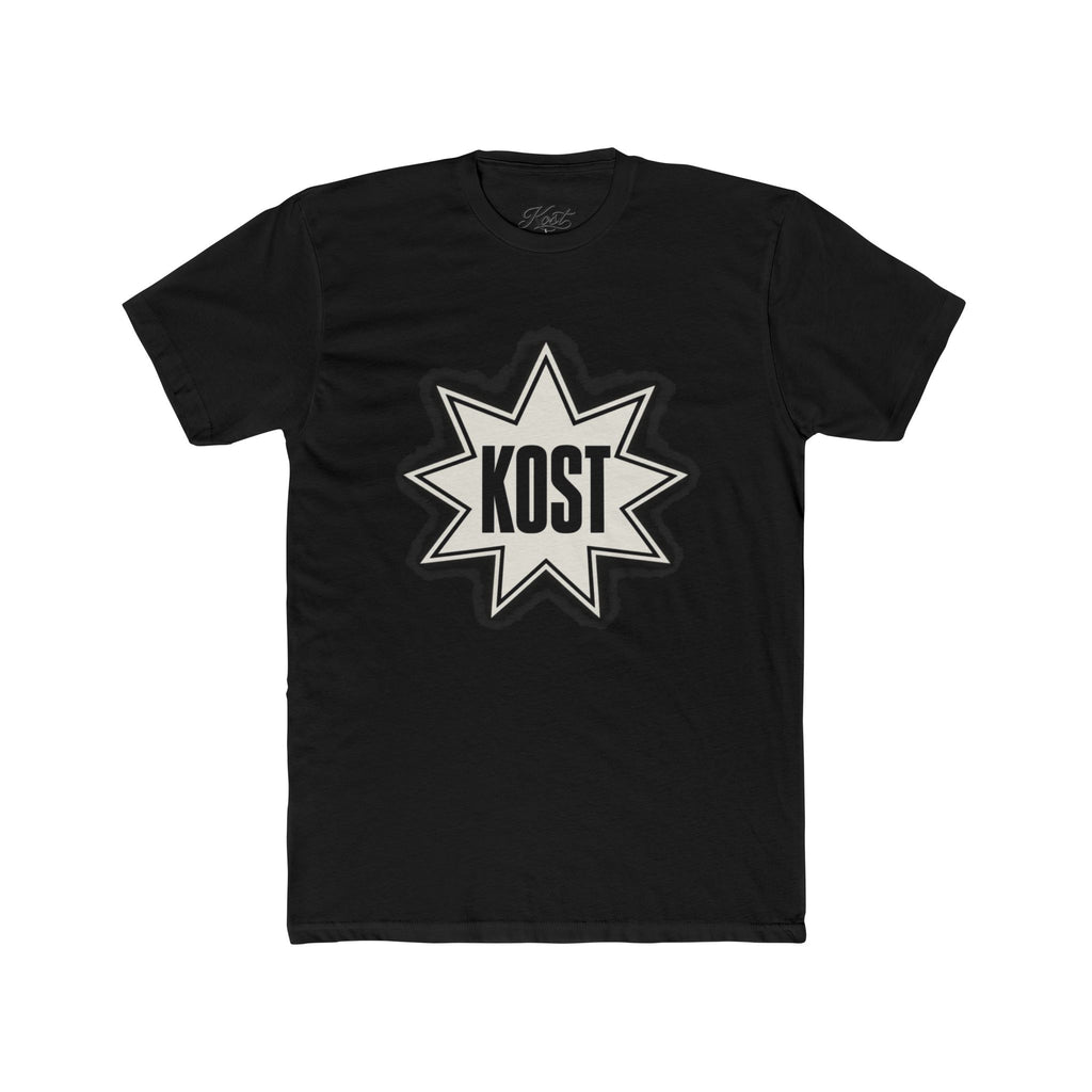 KOST Starburst Logo Tee — Vintage-Inspired Graphic Cotton T-Shirt