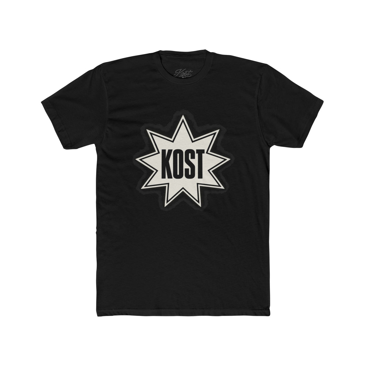 KOST Starburst Logo Tee — Vintage-Inspired Graphic Cotton T-Shirt