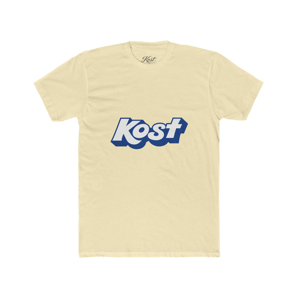 Kost Retro Logo Tee — Vintage Blue Graphic T-Shirt