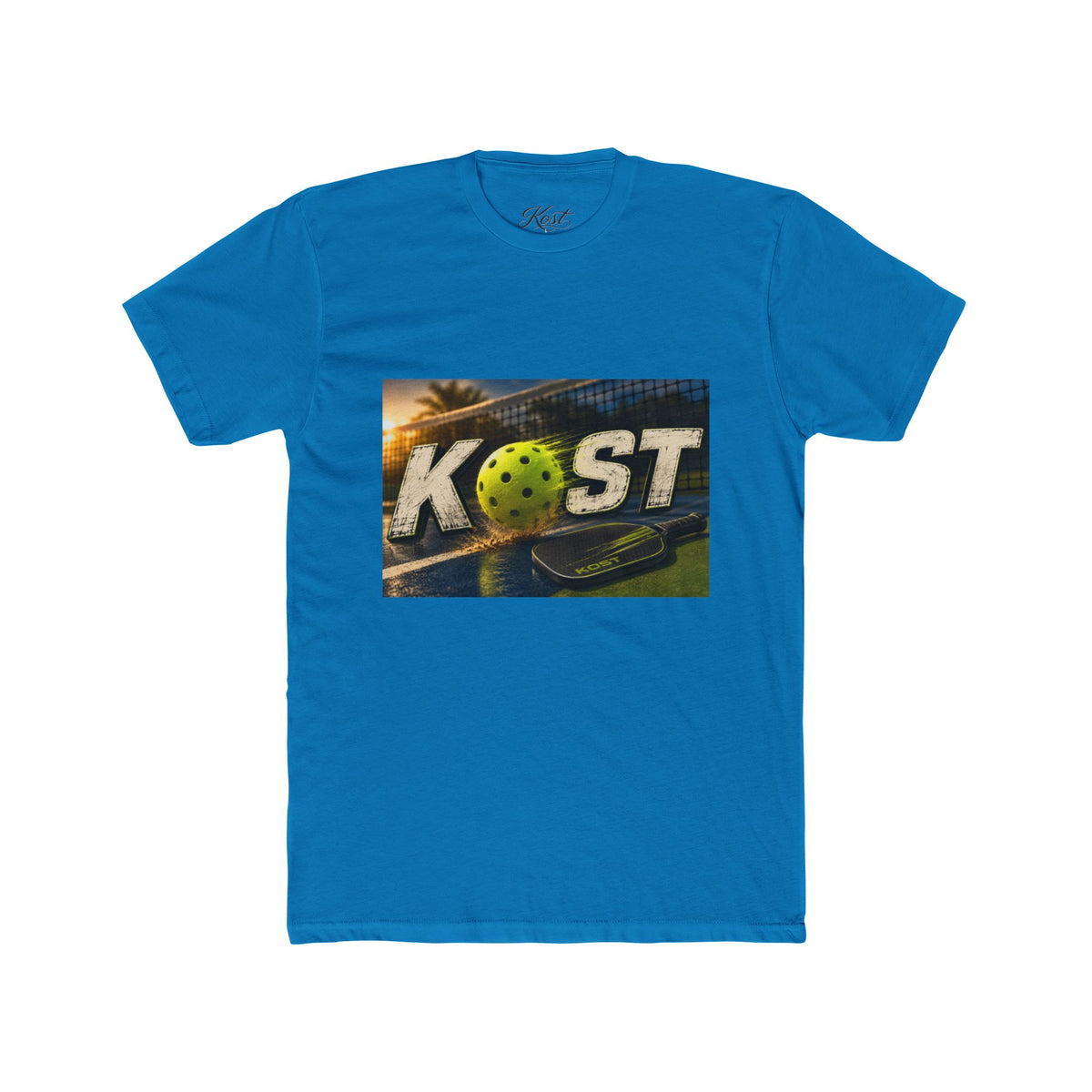 Pickleball Coast Graphic Tee — "COAST" Sunset Court Design