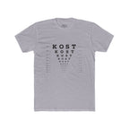 Eye Chart 'KOST' Graphic Tee — Vintage Optometrist Style Crewneck