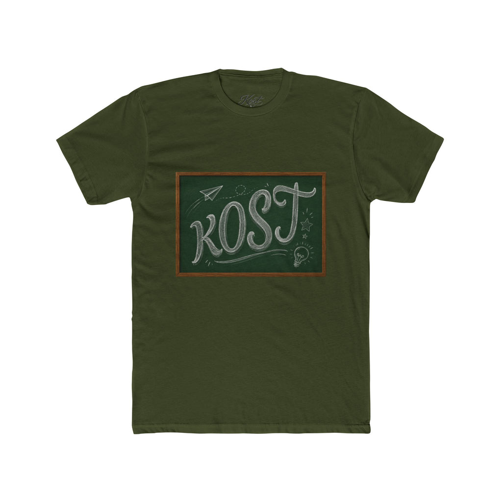 Chalkboard 'ROST' Graphic Tee — Retro School Vibe Shirt