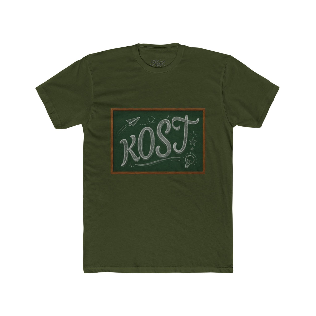 Chalkboard 'ROST' Graphic Tee — Retro School Vibe Shirt