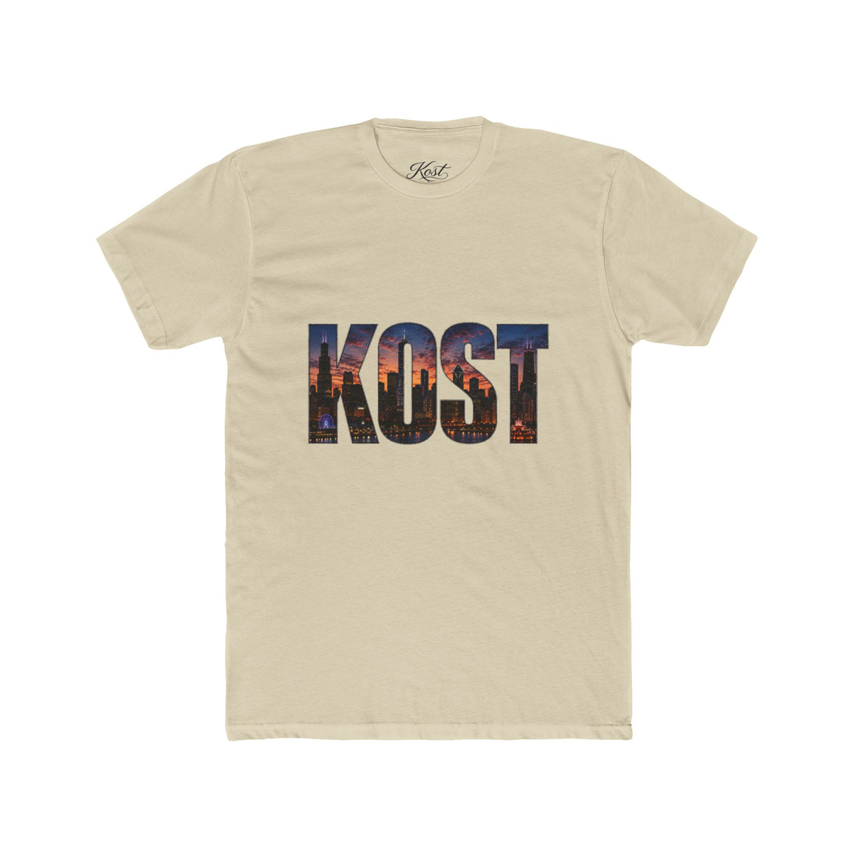 KOST City Skyline Tee — Urban Nightscape Graphic T-Shirt