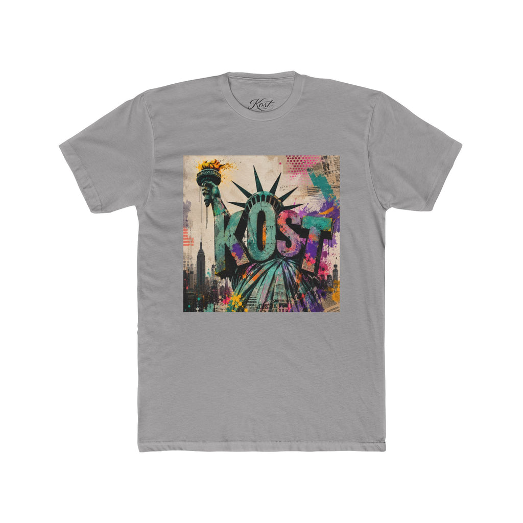 KOST Statue of Liberty Graphic Tee – Colorful NYC Street Art T-Shirt