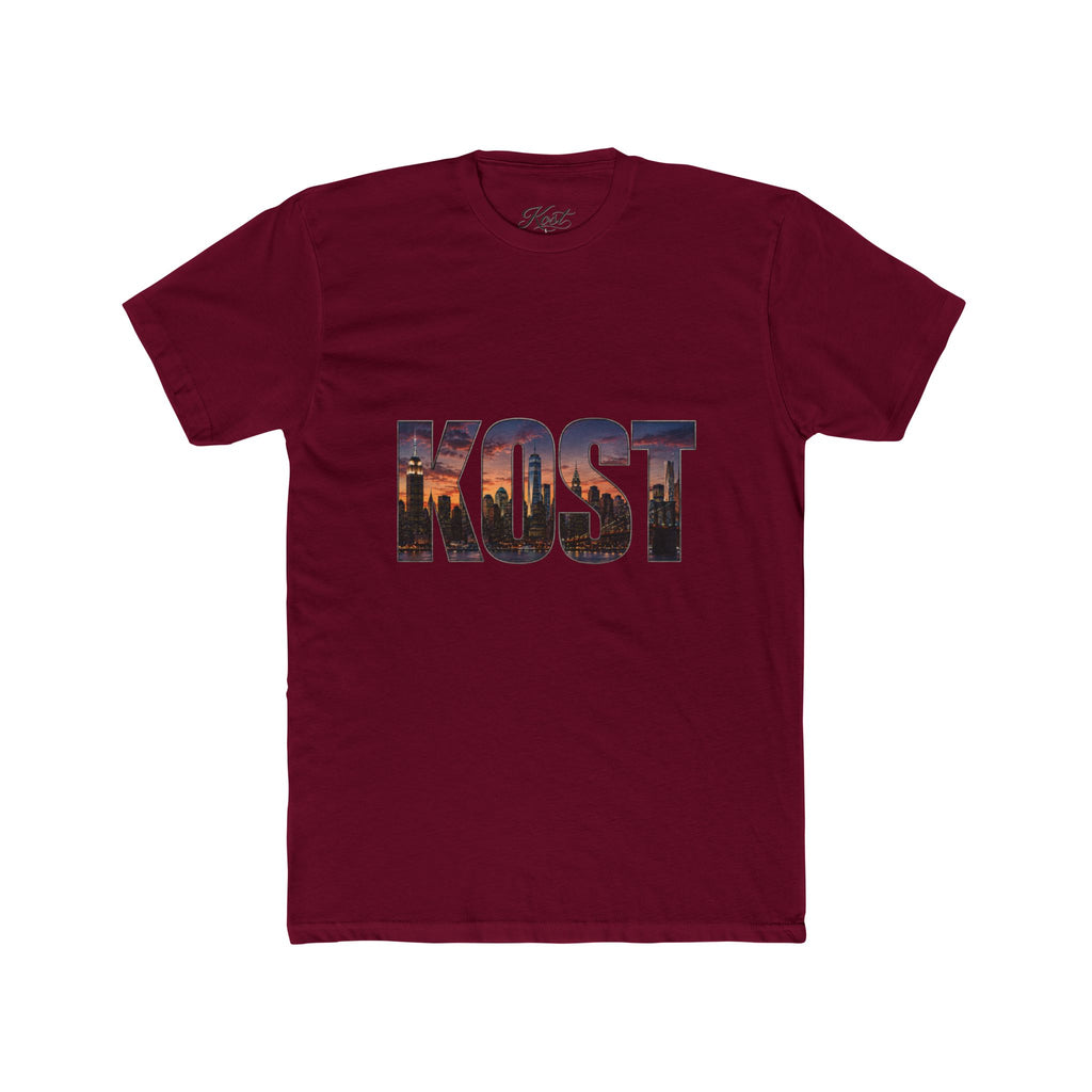 KOST Cityscape Tee — 'KOST' Skyline Graphic Crewneck