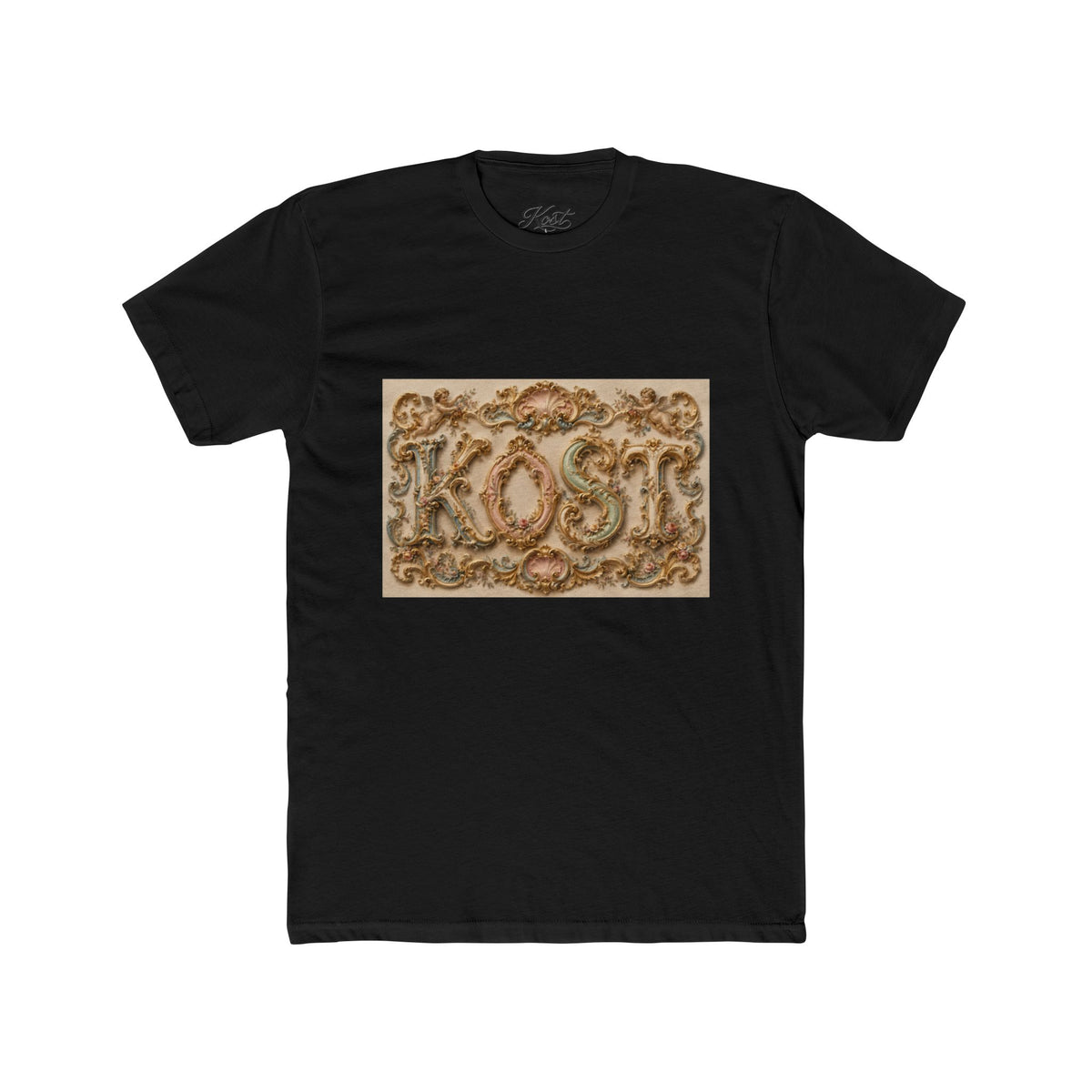 Baroque Ornate Frame T-Shirt — Vintage Gold Rococo Design