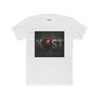 KOST Logo T-Shirt — Distressed Metallic Text with Red Orb Graphic
