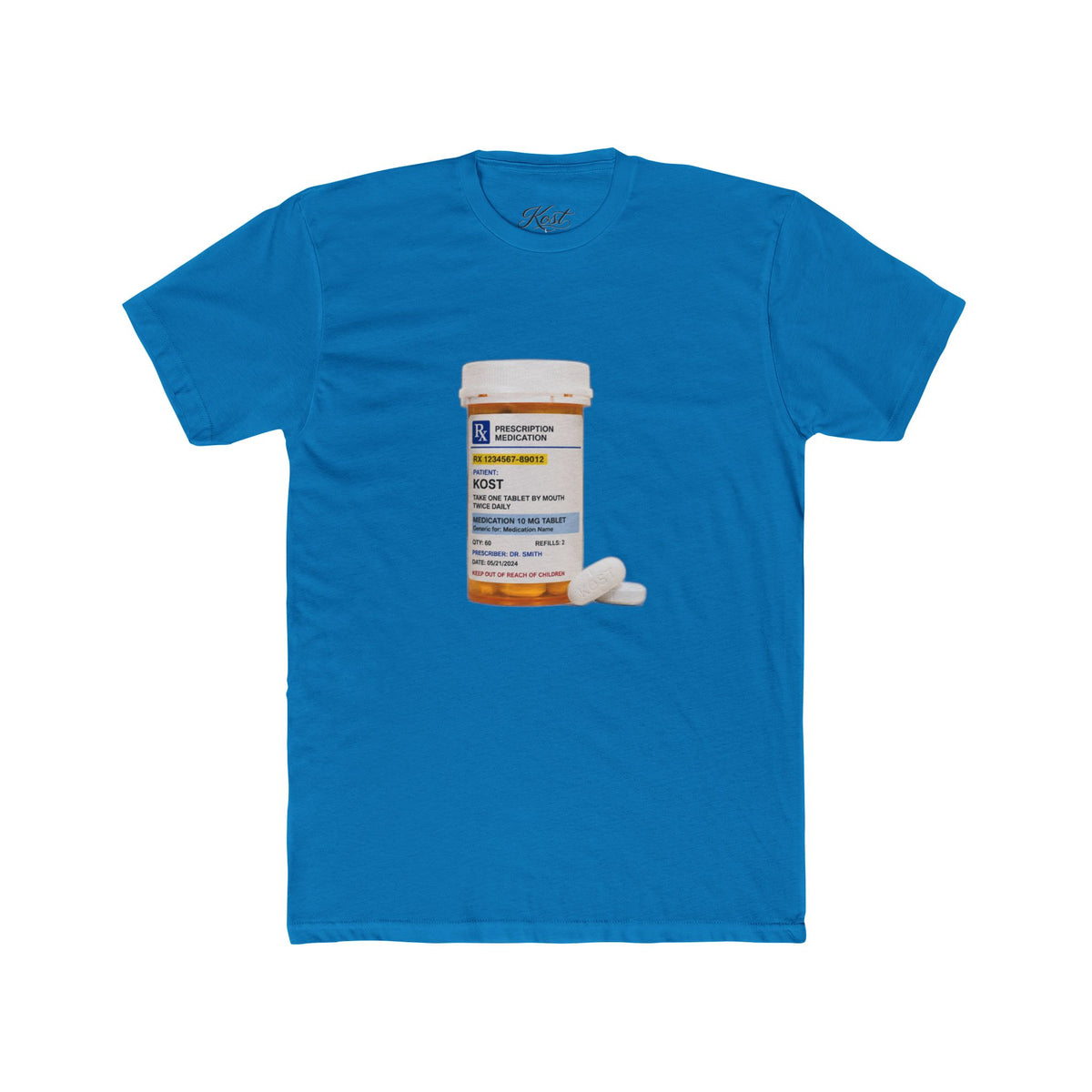 Prescription Pill Bottle Graphic T-Shirt