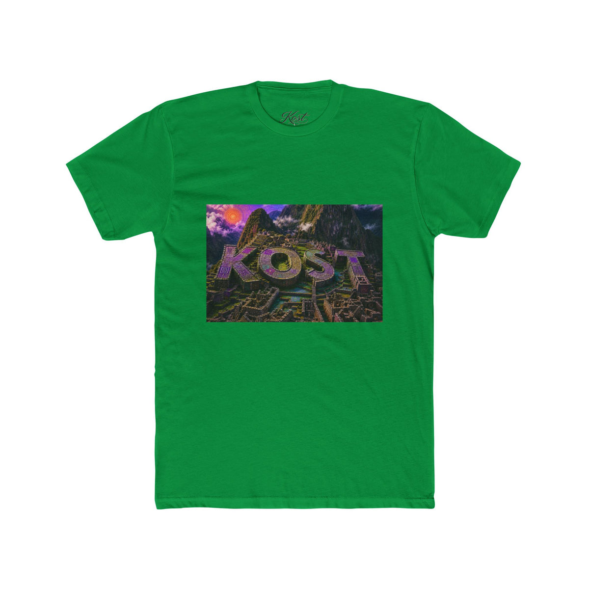 KOST Retro Vaporwave Graphic Tee — 80s Neon Cityscape Shirt
