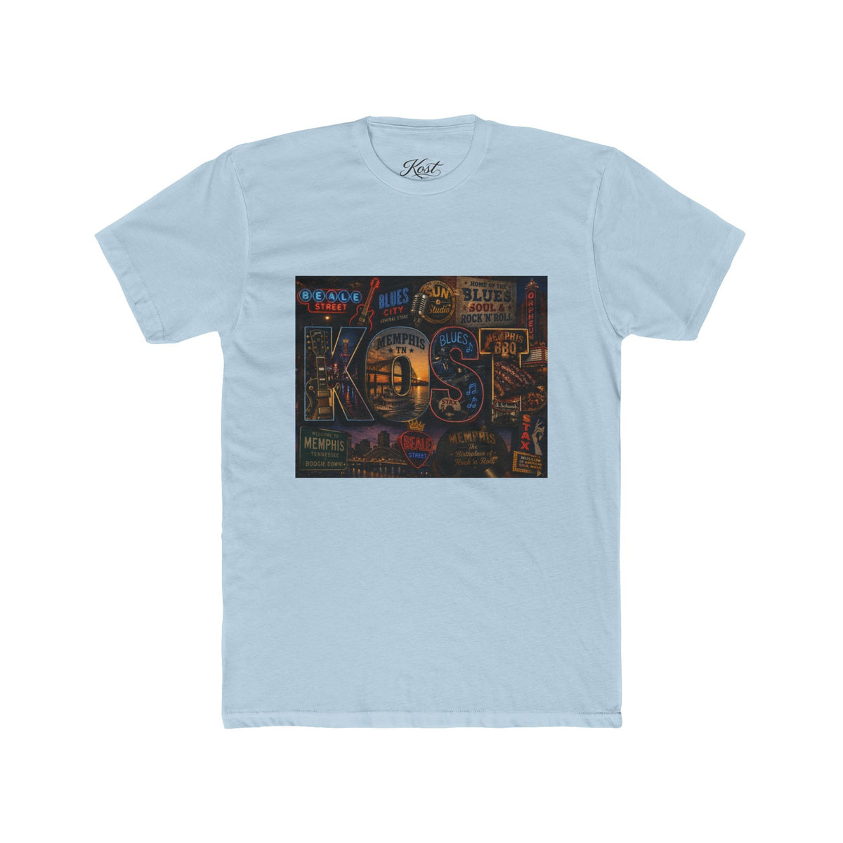 Neon Arcade Collage Graphic Tee