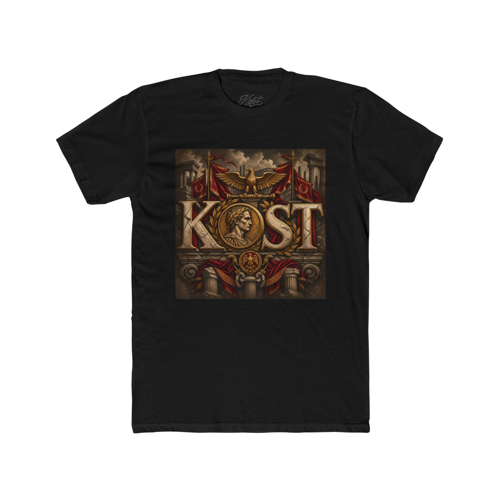 Kost Vintage Crest T‑Shirt — Retro Medieval Logo Tee