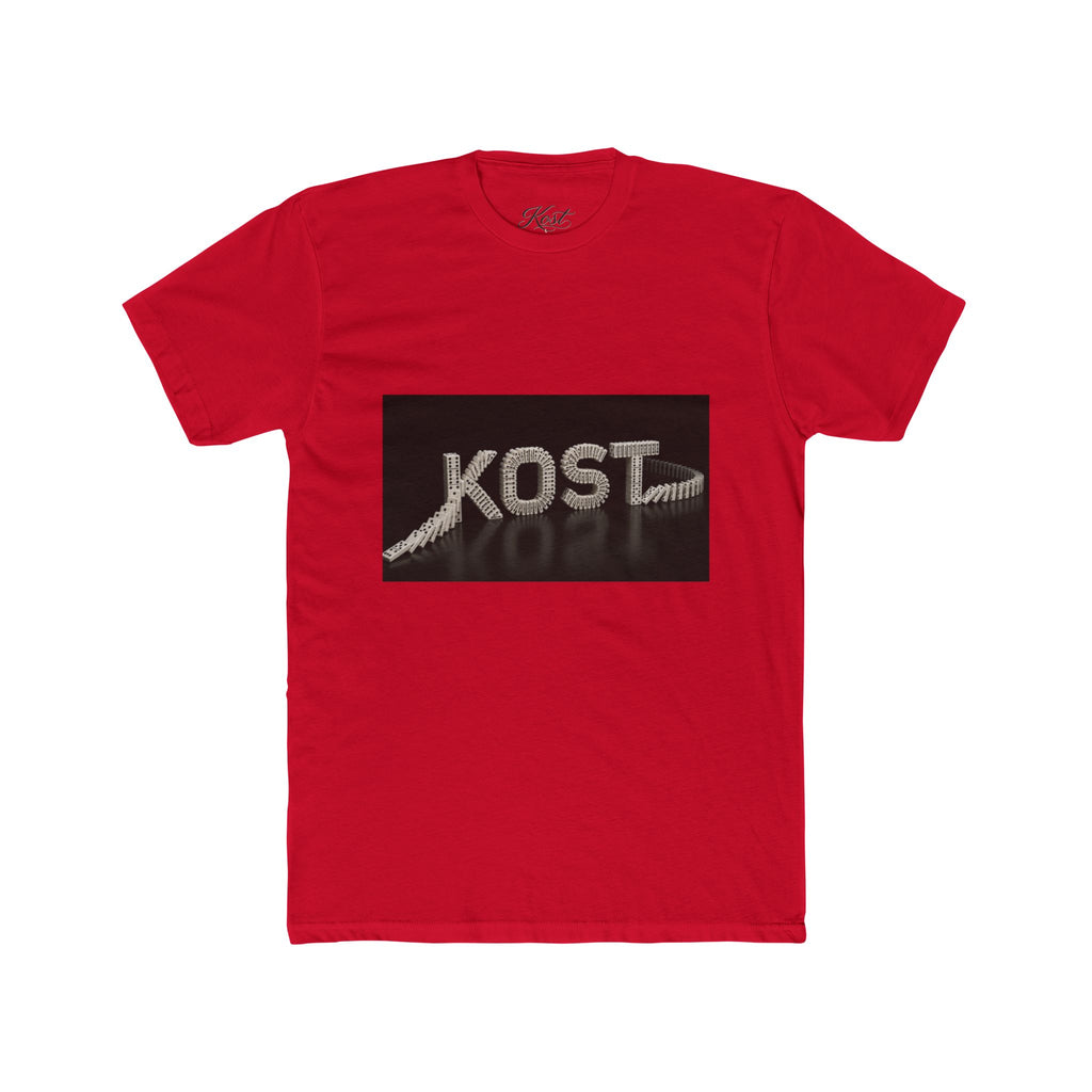 KOST Logo Tee — Retro Metallic Logo Graphic T-Shirt