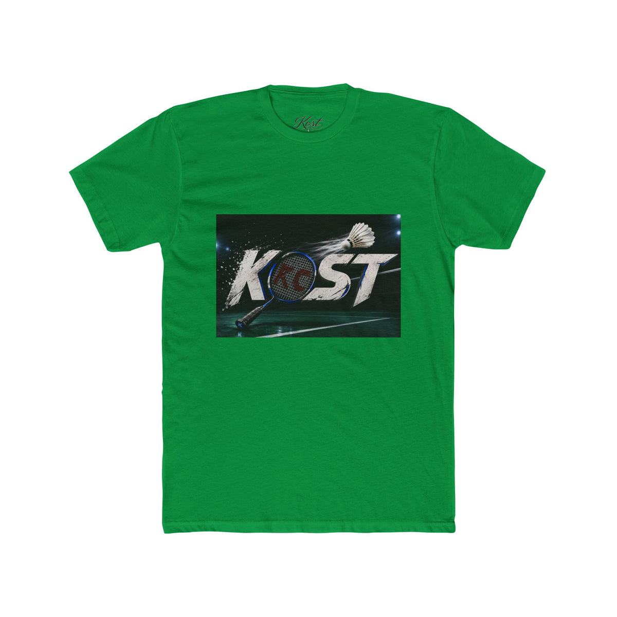Kost Badminton Graphic Tee — Retro Shuttlecock Sports T‑Shirt