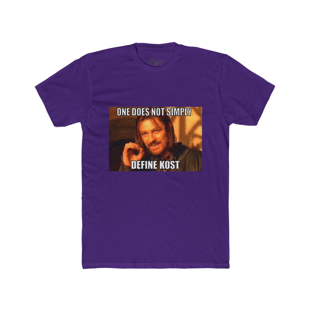 One Does Not Simply Define Kost Funny Meme T-Shirt